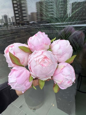 Yapay Şakayık Demeti (Pembe) 6'lı