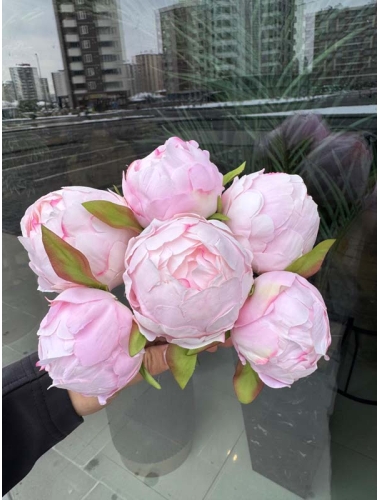 Yapay Şakayık Demeti (Pembe) 6'lı